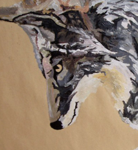Wolf Painting